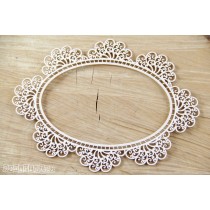 Lepenkový výrez - doily rámik