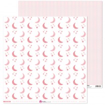 Obojstranný papier - rosa bebe 6