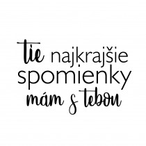 Silikónové razítko - tie najkrajšie spomienky...