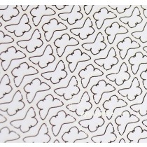 Lepenkový výrez - motýliky 100ks