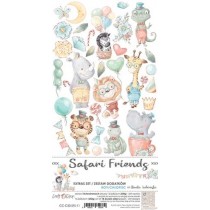 Sada papierov - Safari Friends Boy 9+1ks
