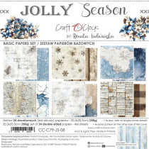 Sada papierov - Jolly Season 20x20