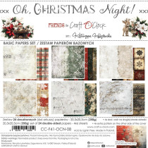 Sada papierov - Christmas Night 20x20