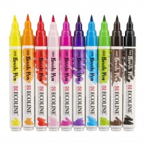 Ecoline Brush Pen - Akvarelové fixky 10ks