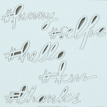 Lepenkový výrez -  selfie