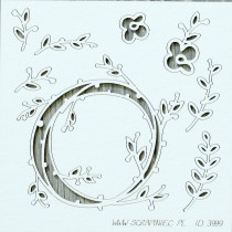 Lepenkový výrez -  venček