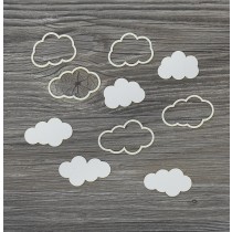 Lepenkový výrez - oblaky