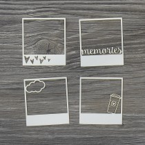 Lepenkový výrez - happy days rámiky