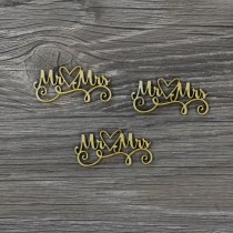 Lepenkový výrez - Mr a Mrs 2