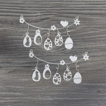 Lepenkový výrez - veľkonočná girlanda