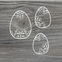 Lepenkový výrez - veľkonočné vajíčka