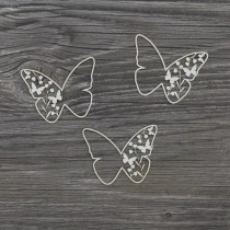 Lepenkový výrez - motýle vzor 1