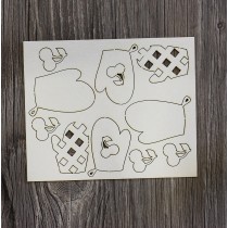 Lepenkový výrez - Delicious! č.6