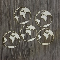 Lepenkový výrez - Zemeguľa