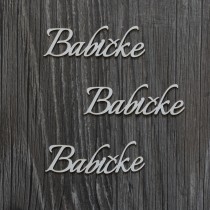 Lepenkový výrez - babičke 3ks