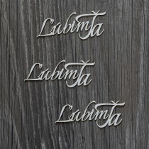 Lepenkový výrez - ľúbim ťa 3ks