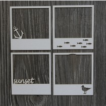 Lepenkový výrez - fotoramiky SEASIDE