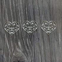 Lepenkový výrez - srdce menšie