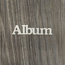 Lepenkový výrez - nápis Album II