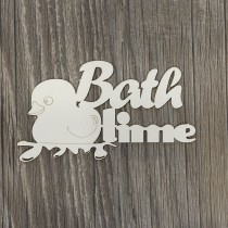 Lepenkový výrez - bath time