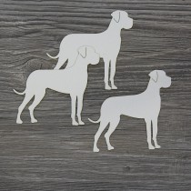 Lepenkový výrez - pes nemecká doga