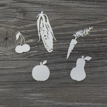 Lepenkový výrez - zelenina a ovocie