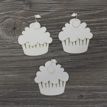 Lepenkový výrez - cupcake