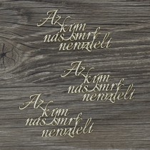 Lepenkový výrez - Až kým nás smrť nerozdelí 3ks