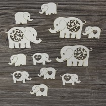 Lepenkový výrez - sloníky
