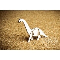 Lepenkový výrez - Diplodocus 3D