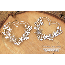 Lepenkový výrez - 2 hearts