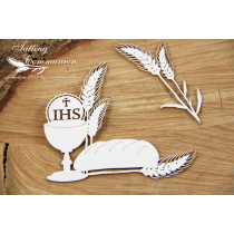 Lepenkový výrez - goblet and read