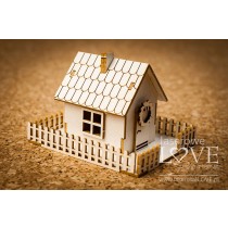 Lepenkový výrez - House 3D