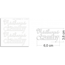 Lepenkový výrez - nádherné okamihy 2ks