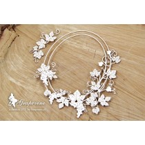 Lepenkový výrez - oval frame 01