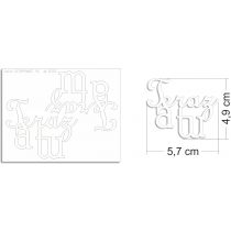 Lepenkový výrez - teraz a tu 2ks