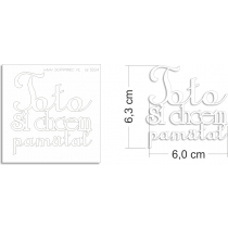 Lepenkový výrez -  toto si chcem pamätať