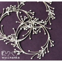 Lepenkový výrez - venčeky č.10