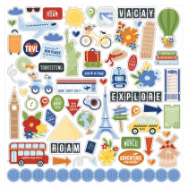 Nálepky - Born To Travel