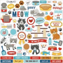 Nálepky -   I Love My Cat