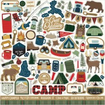 Nálepky - Let's Go Camping