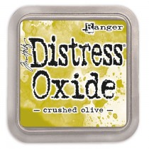 Poduška Distress Oxide - Crushed olive