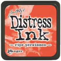 Poduška mini distress - ripe persimmon