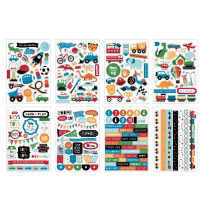 Sada nálepiek - Play All Day Boy 8ks