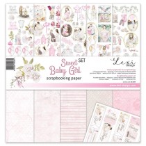 Sada papierov - Sweet baby girl SET