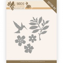 Vyrezávacia šablóna - Birds Foliage