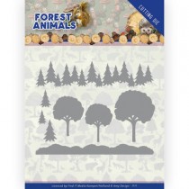 Vyrezávacia šablóna -  In the Forrest