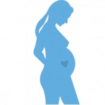 Vyrezávacia šablóna - pregnant