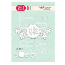 Vyrezávacia šablóna -IHS and Vine Branches