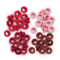 We R eyelets - red